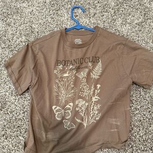 Brown Crop Top